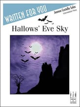 Hallows Eve Sky piano sheet music cover